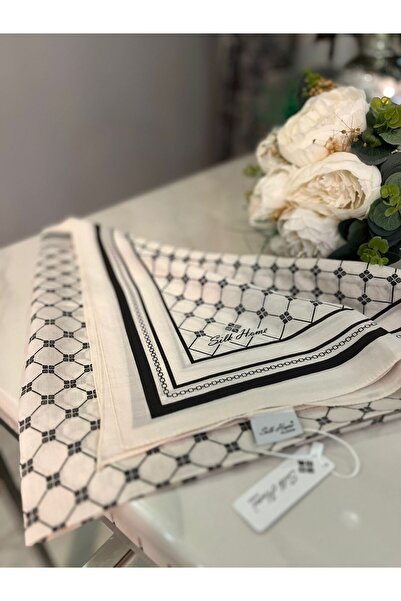 Silk Home Eșarfă Olinda 48004-Negru și Alb
