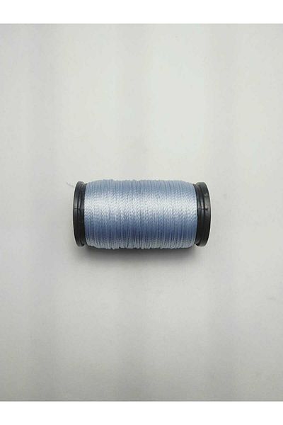 Eskişehir hobi sanat 0,2 mm 30 μέτρα κορδόνι χάντρας προσευχής γαλάζιο χρώμα (πιο λεπτό κορδόνι χάντρας προσευχής)