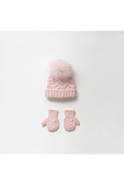 cskticaret ANNE BEBEK UNISEX 0/6-6/12 AY PONPON BERE ELDİVEN