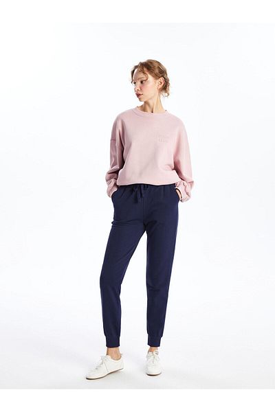 LC Waikiki Pantaloni de sport Jogger drepte pentru femei LCW Vision cu talie elastică