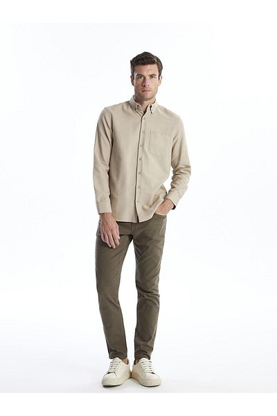 LC Waikiki Ανδρικό παντελόνι Chino LCWAIKIKI Basic Slim Fit