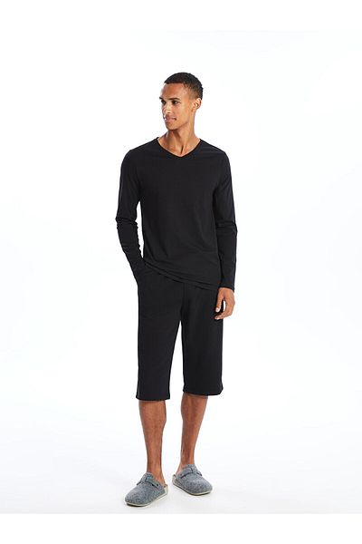 LC Waikiki Lw - V-Neck Long Sleeve Men's Tank Top