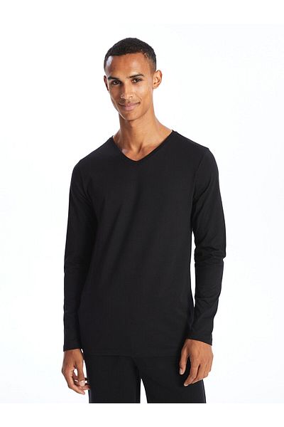 LC Waikiki Lw - V-Neck Long Sleeve Men's Tank Top