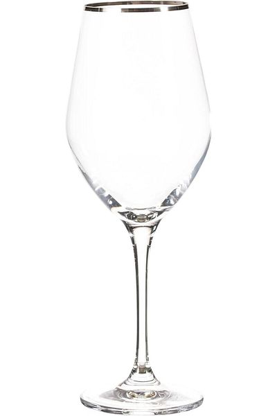 STOREMAX Ntwork Chamonix White Wine Glass Silver Art 1087243