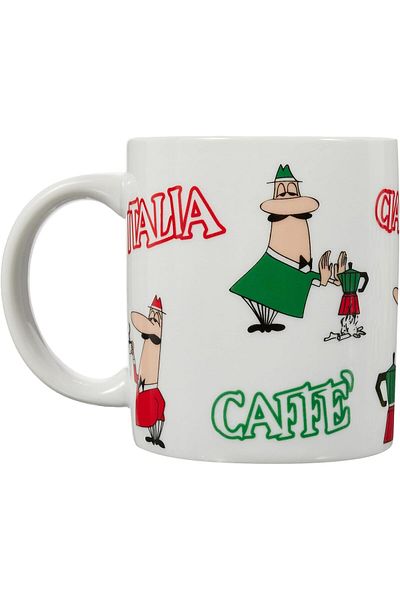 STOREMAX Ntwork - Mug - Mug Tricolore Omino - 250ml - Porcelain Art 1087243
