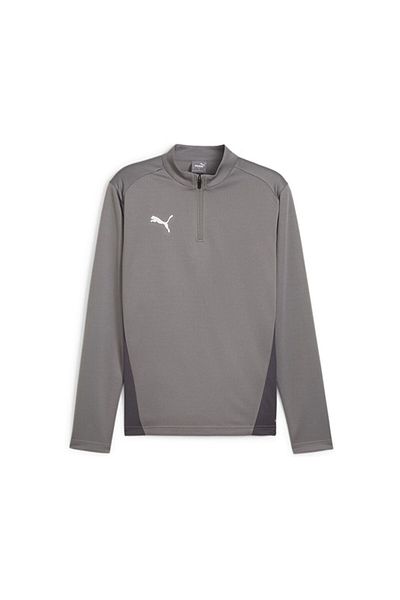 Puma Ανδρικό μπλουζάκι προπόνησης ποδοσφαίρου - Teamgoal Training, 1/4 φερμουάρ, μακρυμάνικο, γκρι 65862913