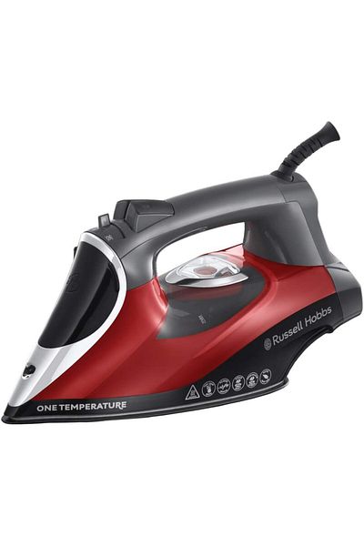 STOREMAX Hobbs One Temperature Steam Iron (2.600 W, Optimal Temperature Adjustment for All Fabric, Greenhouse