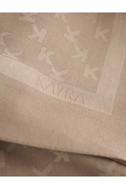 Kayra Πέτρα με υφαντό κασκόλ με λογότυπο K