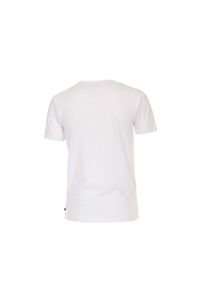 CASAMODA V-Kragen T-Shirt für Herren in weiß