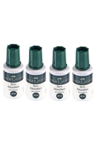 Faber Castell Faber-Castell Liquid Corrector 20 Ml Pack of 4