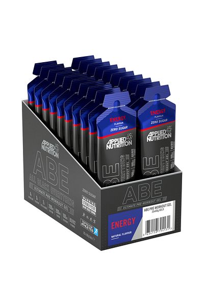 applied nutrition ABE Ultimate Pre Workout Gel, Energy Flavour, Box of 20 Pieces