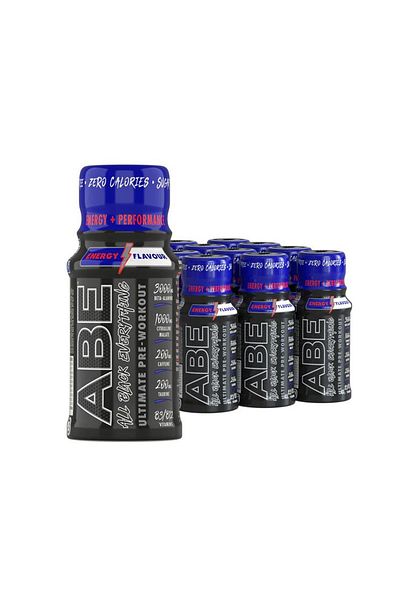 applied nutrition ABE Ultimate Pre Workout Shot, Energy Flavour, Box of 12 Shots