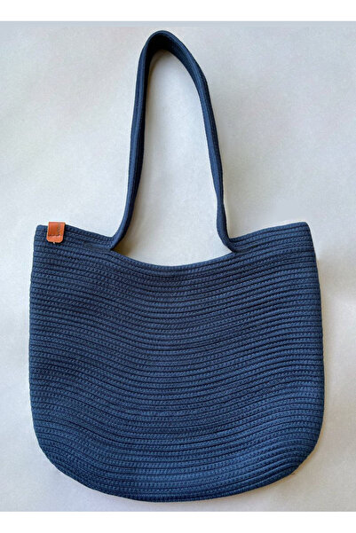 wolo Omuz cantasi-Fermuarlı ve Astar Detaylı -Örgü Omuz Çantaları-Çevre Dostu...