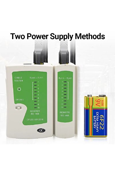 harry Ağ Kablo Test Cihazı RJ45 Ethernet Kablo Test Cihazı Lan Cat5 Cat6 CAT7 8P 6P LAN Kablosu Uyumlu