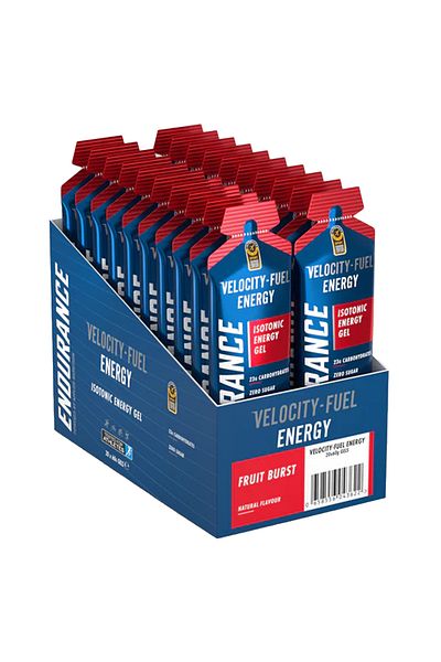 applied nutrition Endurance Isotonic Energy Gel, Fruit Burst, Box of 20 Pieces