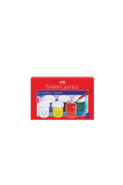 Faber Castell Faber 6 Renk Guaj Boya Şişe 160400
