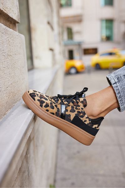 ANGELİNA JONES TENIS DE DAMA LEOPARD DETALIU FAERO