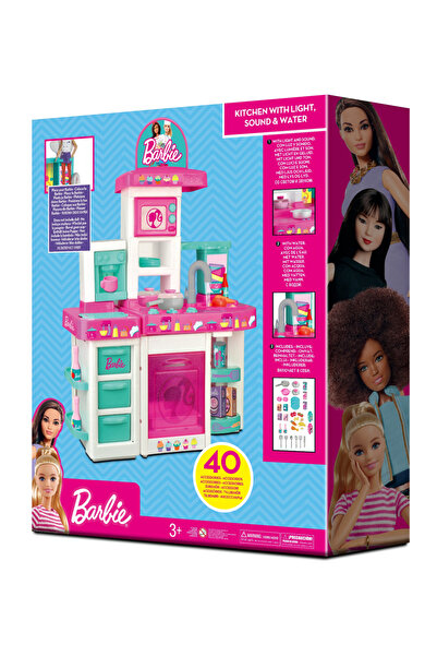 Barbie مطبخ باربي الكبير مع الضوء والصوت