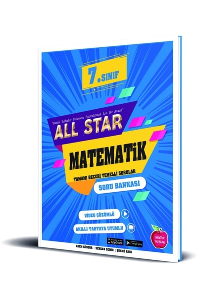Newton Yayınları 7.sınıf All Star Matematik Soru Bankası +sürpriz hediye