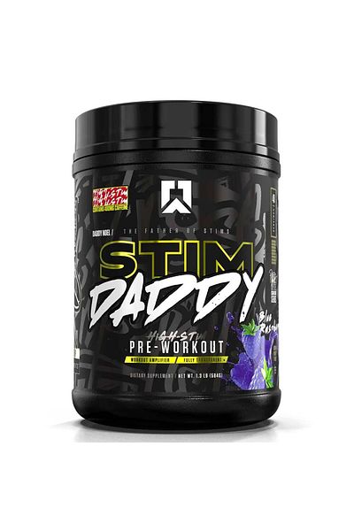 RYSE RYES Stim Daddy Pre Workout, Blue Raspberry, 40
