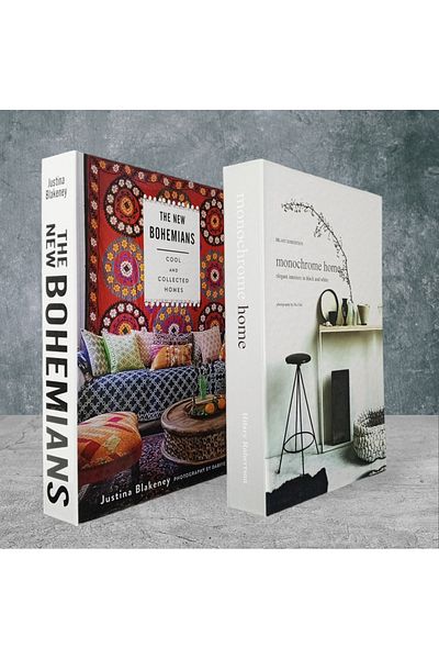 BayCazip Decorative Book Look Box Set of 2 Decorative Book Looking Box