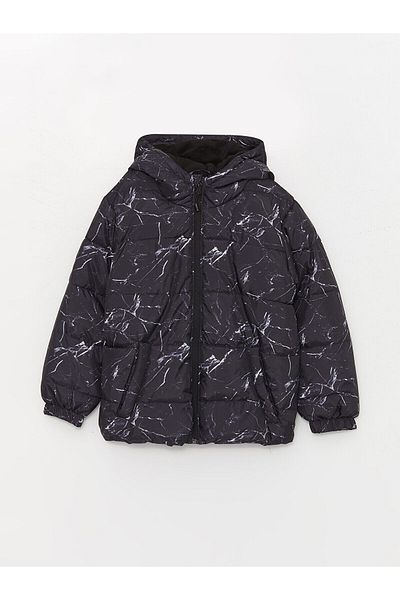 LC Waikiki Lcwk Comfortable Fit Hooded Boy's Puffer παλτό