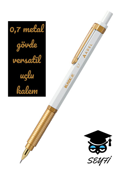 SEYFİKİRTASİYE Adel 0.7 Metal Body Versatil Tip Pen
