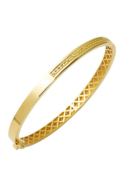 Bilezikci Uzay Yolu Altın Kelepçe Bilezik