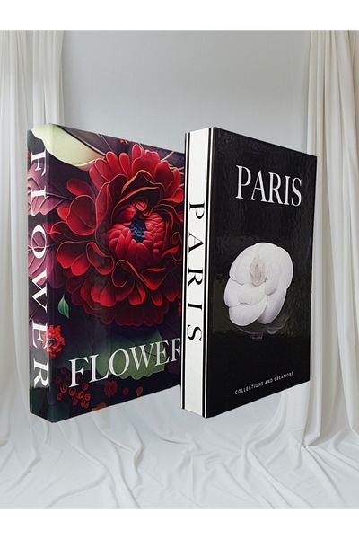 BayCazip Decorative Book Look Box Set of 2 Decorative Book Looking Box