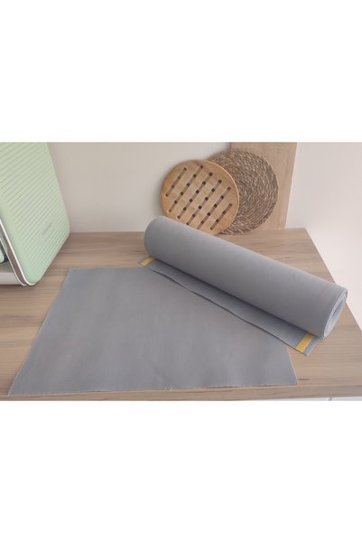 Perisfer Pratik Kopar Silver Gray 9m Adhesive Drawer Cabinet Organizer Shelf Cover Non-Slip Anti-Slip