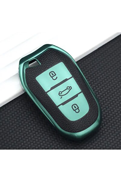 emii auto spare parts حافظة مفاتيح دوبلو خضراء فاخرة بيجو سيتروين أوبل تويوتا Ds