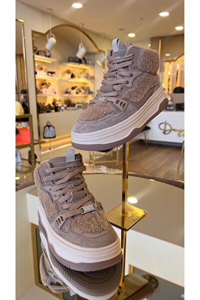 KRISTE BELL İthal Kadın Tüylü Spor Bot