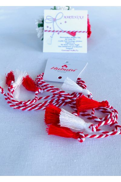 Concept HuBuTU 5 Pieces Gift Tasseled Card Gelatin Martenchia Bracelet Set