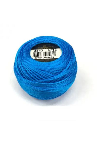 Dmc Koton Perle 3843 (No:12) - 2 Pieces