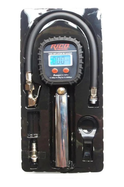 Rico Dijital Göstergeli Profesyonel Lastik Şişirme Hava Saati Ölçme