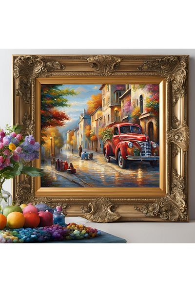 pixartsanat Pixart Art Mosaic Wall Painting - 40X40
