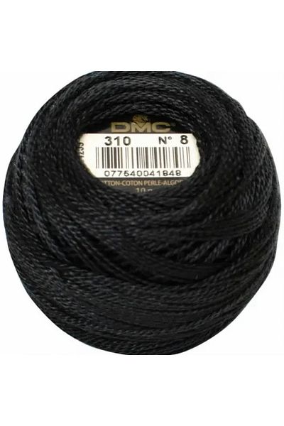 Dmc Koton Perle 310 Black (No:12) - 2 Pieces
