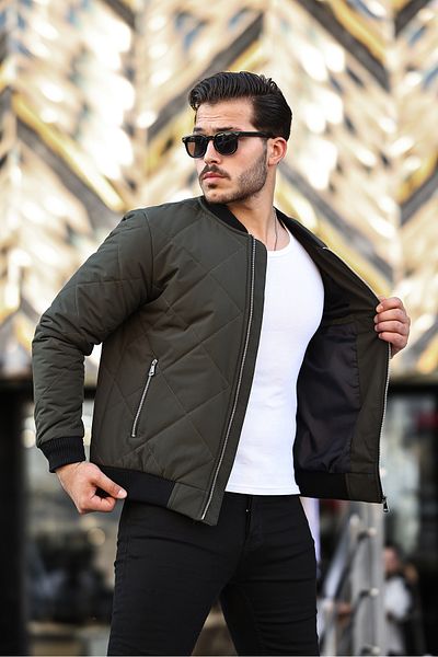 Boymen Men's College Coat Bomber Coat Winter Coat