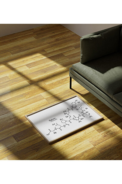 Sweetco Çerçevesiz Poster Oksitosin Symbol Elements I Oksitsin Bilim Sembolü