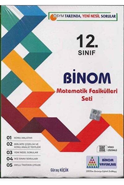 Gür Yayınları BİNOM 12.SINIF MATEMATİK FASİKÜLLERİ SETİ(GÜR YAYINLARI)