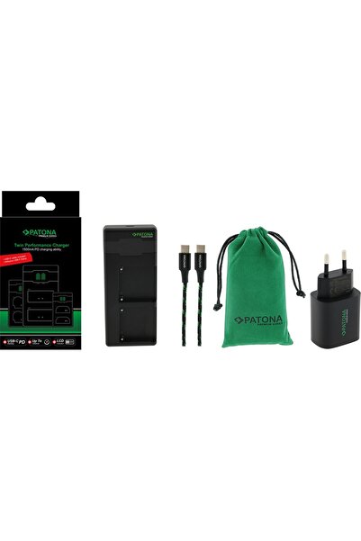 Patona Premium Twin Performance Pd Şarj Aleti PD20W Adaptör Ile Nikon EN-EL15...