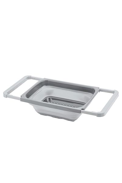 QLUX IDEAS Qlux Gray 4 Piece Foldable Strainer Set