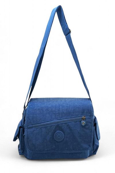 Baginn Geantă de umăr din țesătură ușoară pentru poștaș - cu curea încrucișată și buzunare, hidrofugă, 30*25 cm