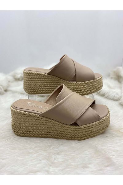 ÇİĞDEM KUNDURA Bls Cross Wedge Crocus Slippers
