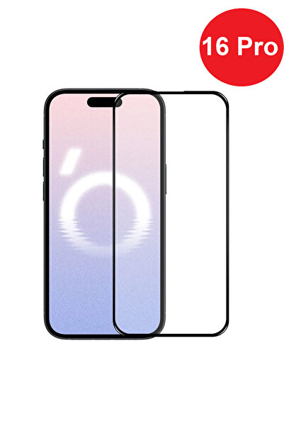 Balerion Apple Iphone 16 Pro 6d Tam Kaplama (ANTİ STATİK) )ekran Koruyucu Kırılmaz Cam