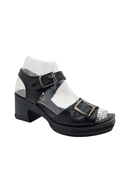 ENZO Sunflair Genuine Leather Women's Heeled Sandals