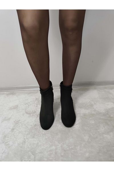 ÇİĞDEM KUNDURA Women's Short Boots - Genuine Leather, Low Heel