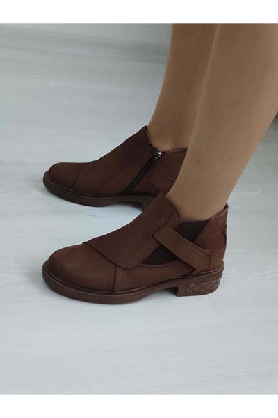 BLS Κοντές δερμάτινες μπότες Nubuck - Γνήσιο δέρμα