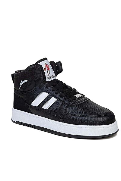 ÇİĞDEM CONSEPT SİYAH-BEYAZ BİLEK BOY SNEAKER Unisex