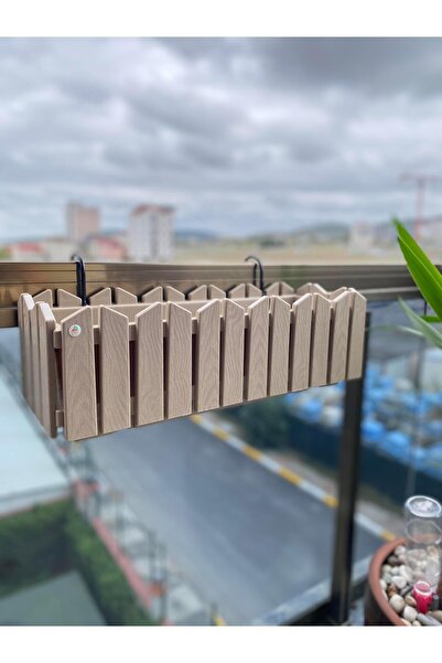 kartepe bahçe Efes Balkon Saksı Askılı 9 Litre _Askı Aparatı dahildir.